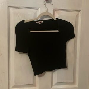 Black Crop Top